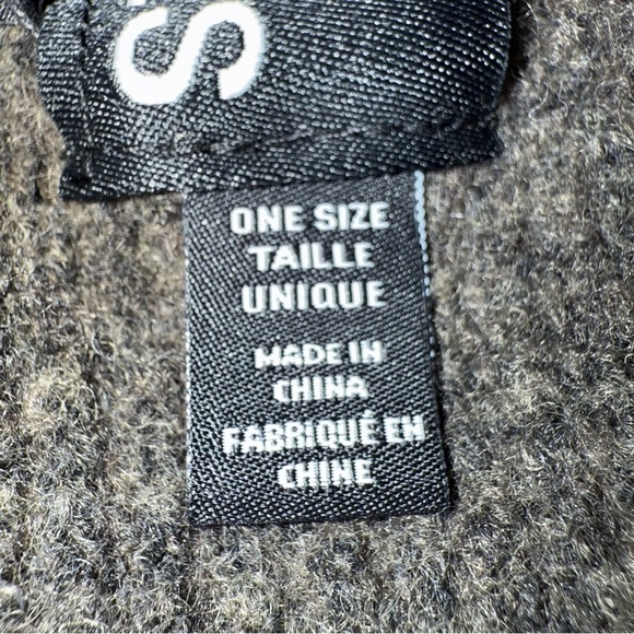 Pieces Cashmere Wool Blend Wrap Scarf Heathered Brown Knit Soft Feminine Warm - Picture 8 of 8